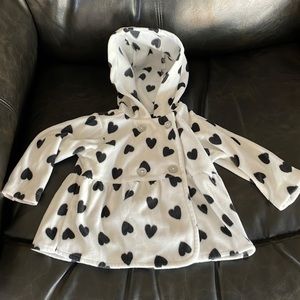 Baby girls fleece pea coat.